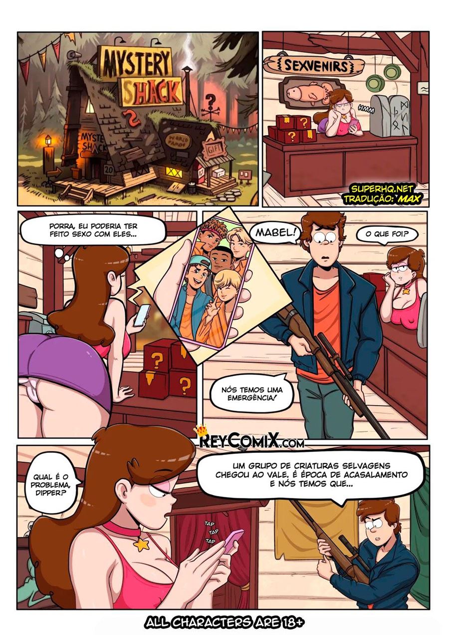 Gravity Falls, Mabel's Journal - Hentai e Quadrinhos Eroticos